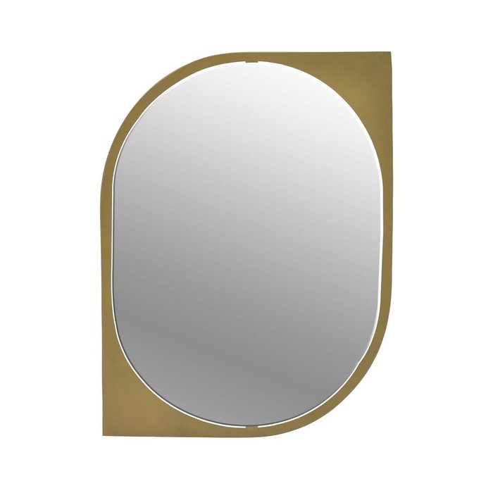 Настенное зеркало 46х60 в раме золотого цвета