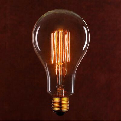 Ретро лампа накаливания E27 60W 220V 7560-SC формы груши - купить Лампочки по цене 670.0