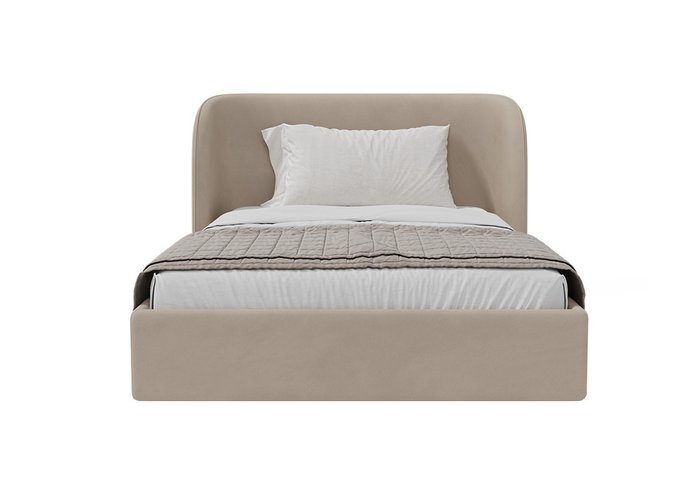 Кровать Classic 140х200 бежевого цвета с подъемным механизмом - купить Кровати для спальни по цене 88900.0