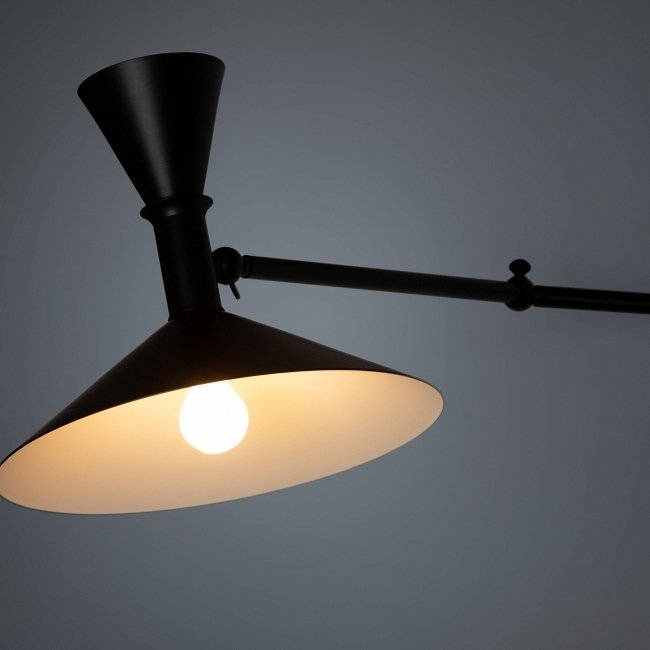 Настенный светильник Lampe de Marseille LC черного цвета - лучшие Бра и настенные светильники в INMYROOM