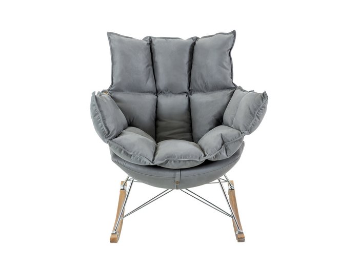 Кресло-качалка Ariella серого цвета  - лучшие Интерьерные кресла в INMYROOM