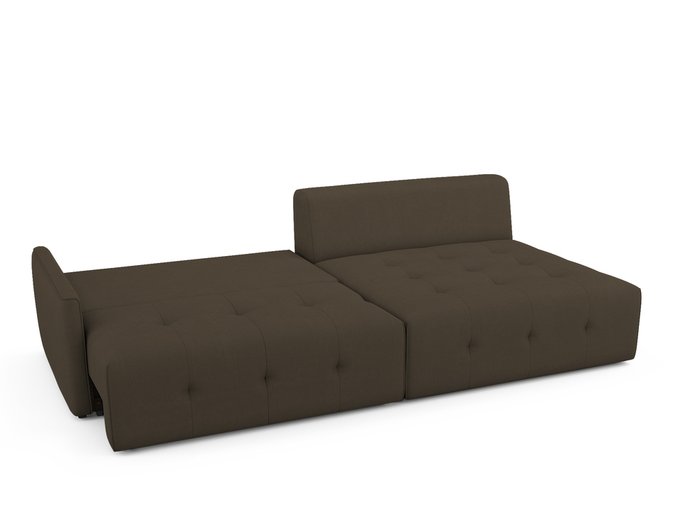 Угловой Диван-кровать Bronks правый темно-коричневого цвета - купить Угловые диваны по цене 80800.0