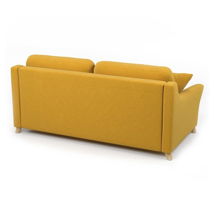 Диван-кровать Raf MT трехместный желтого цвета - лучшие Прямые диваны в INMYROOM