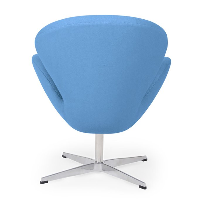 Кресло Swan голубого цвета - лучшие Интерьерные кресла в INMYROOM