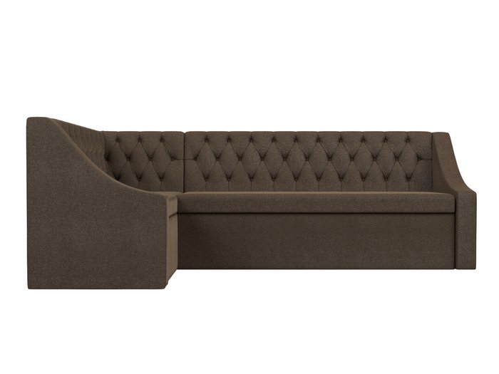 Угловой диван-кровать Мерлин коричневого левый угол - купить Угловые диваны по цене 49999.0