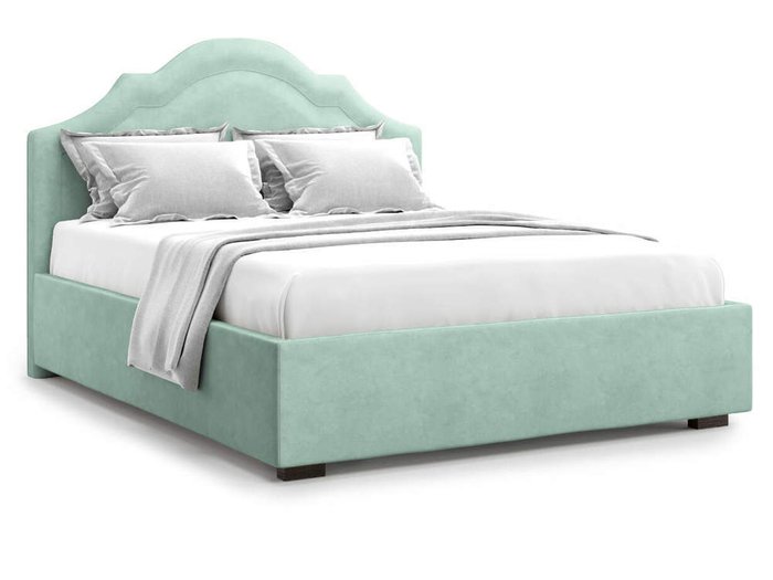 Кровать Madzore без подъемного механизма 160х200 ментолового цвета