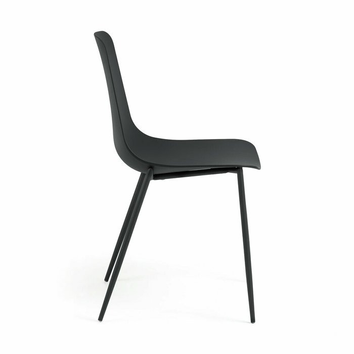  Стул WASSU черного цвета - лучшие Обеденные стулья в INMYROOM