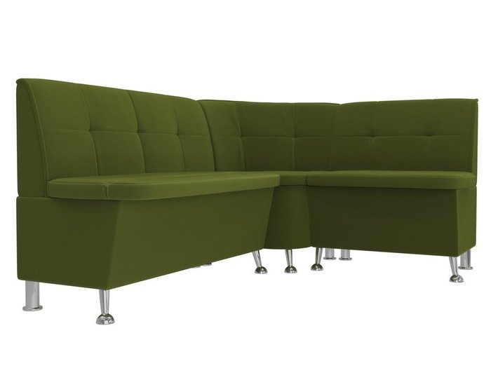 Угловой диван Феникс зеленого цвета правый угол - лучшие Угловые диваны в INMYROOM