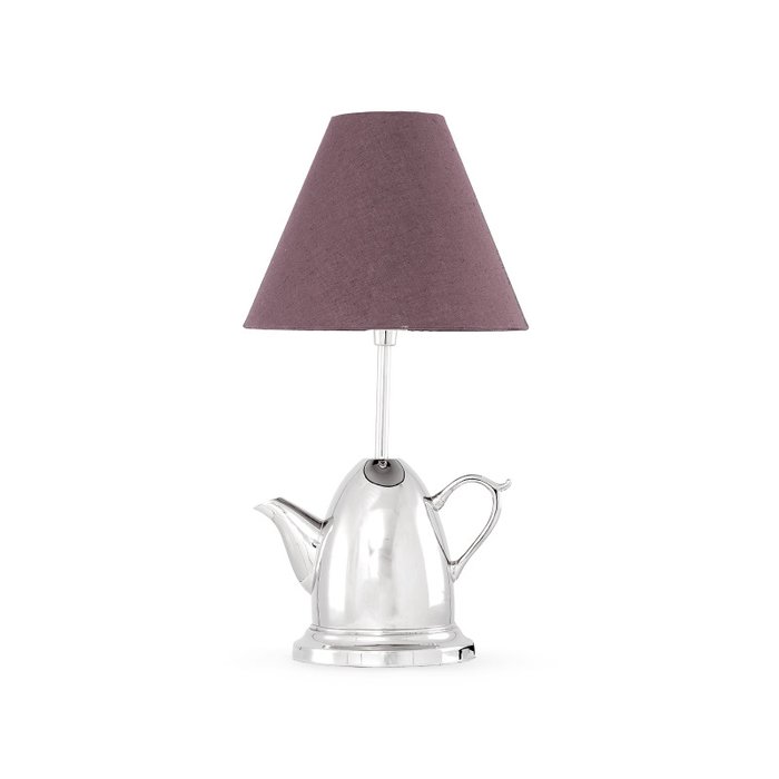 Лампа настольная Teapot с коричневым абажуром