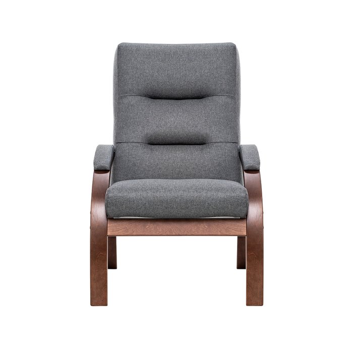 Кресло Лион серо-коричневого цвета - купить Интерьерные кресла по цене 17100.0