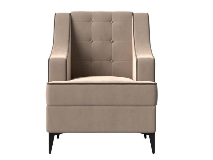 Кресло Марк бежевого цвета - купить Интерьерные кресла по цене 27999.0