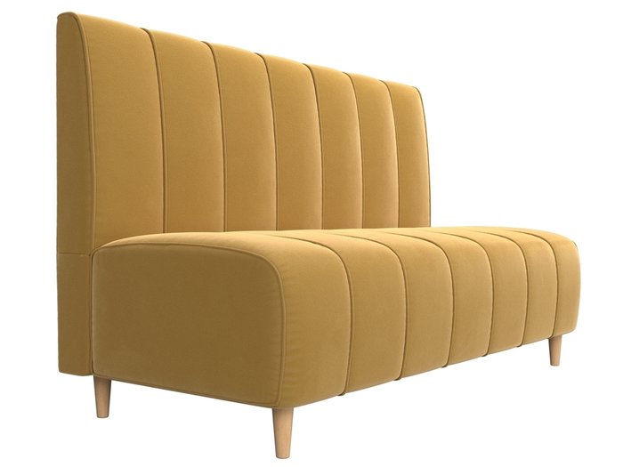 Прямой диван Ральф желтого цвета - лучшие Прямые диваны в INMYROOM