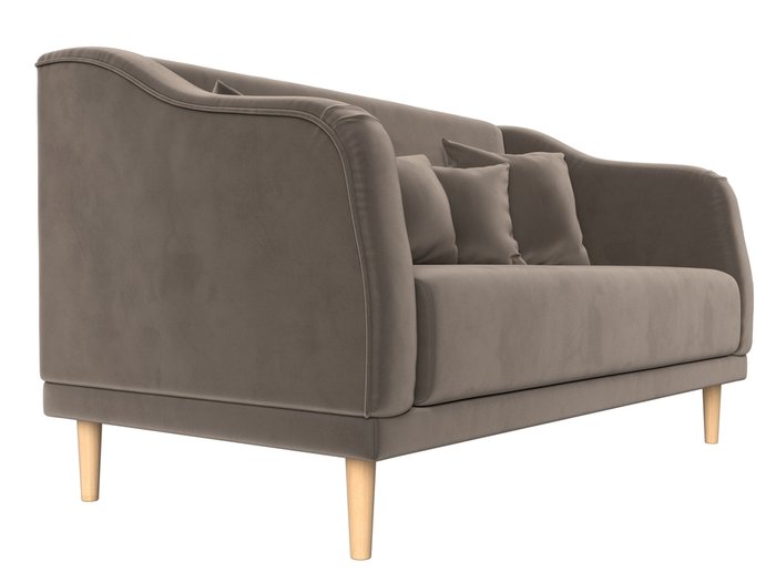 Прямой диван Киото коричневого цвета - лучшие Прямые диваны в INMYROOM
