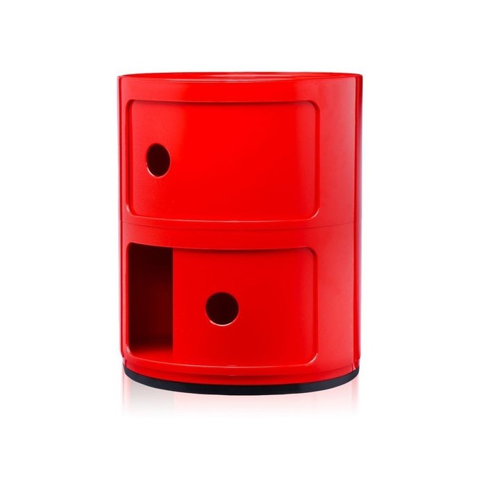 Тумба Componibili красного цвета - купить Прикроватные тумбы по цене 13838.0