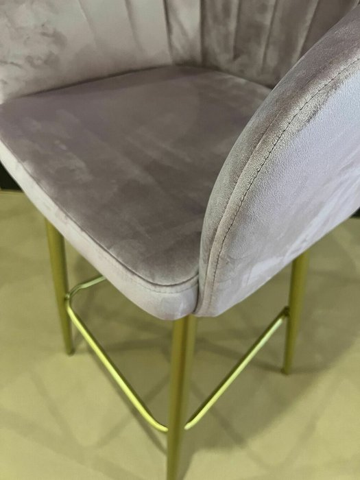 Барный стул Гарда розово-золотого цвета - купить Барные стулья по цене 15500.0