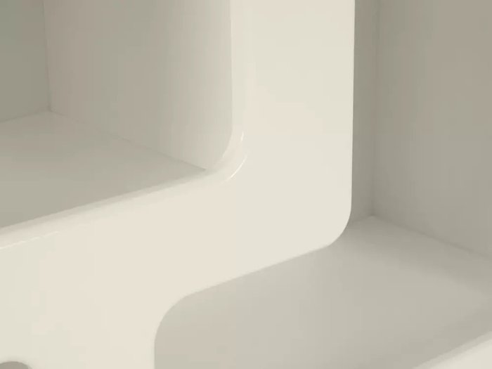 Стеллаж вертикальный Castellana серо-бежевого цвета - лучшие Стеллажи в INMYROOM Стеллаж вертикальный Castellana серо-бежевого цвета - лучшие Стеллажи в INMYROOM