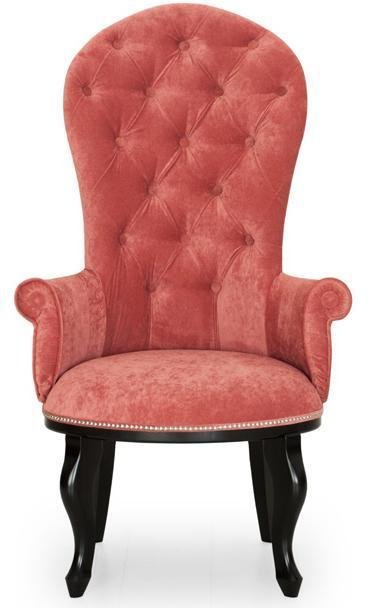 Кресло Классик mini дизайн 1 розового цвета - купить Интерьерные кресла по цене 27050.0