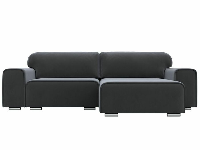 Угловой диван-кровать Лига 029 серого цвета правый угол - купить Угловые диваны по цене 66999.0