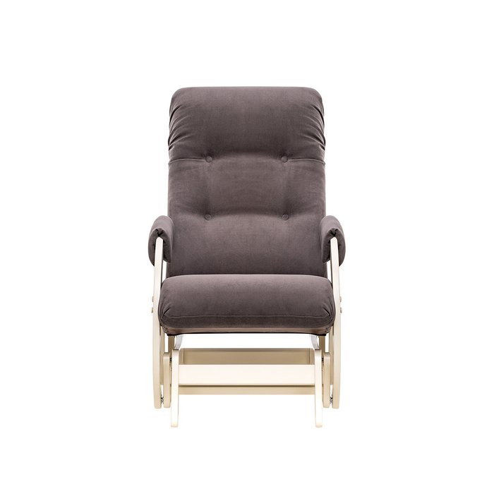 Кресло-глайдер Модель 68 с серой обивкой - купить Интерьерные кресла по цене 16999.0