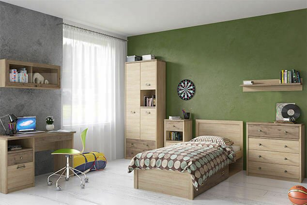 Кровать Diesel 90х200 бежевого цвета без подъемного механизма - лучшие Кровати для спальни в INMYROOM