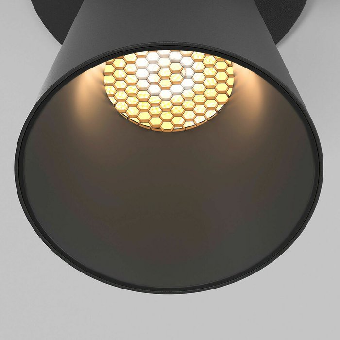 светильник встраиваемый светодиодный Bell 8W 3000K черный 25097/LED - лучшие Встраиваемые споты в INMYROOM