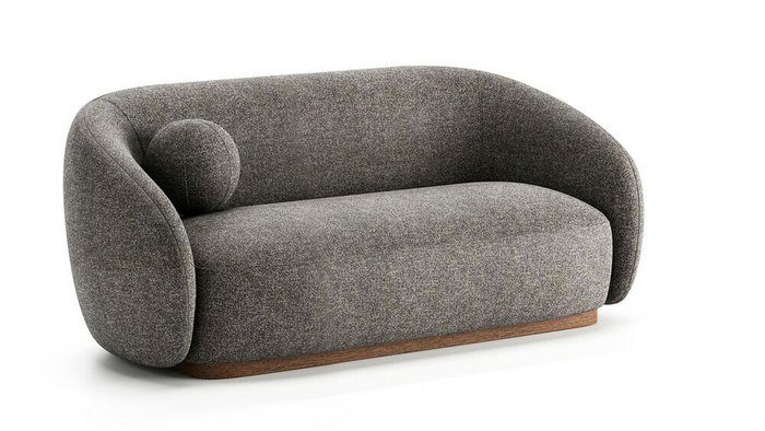 Диван Polly 160 темно-серого цвета