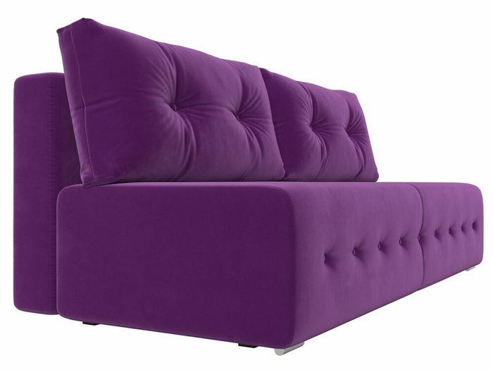 Прямой диван-кровать Лондон фиолетового цвета - лучшие Прямые диваны в INMYROOM