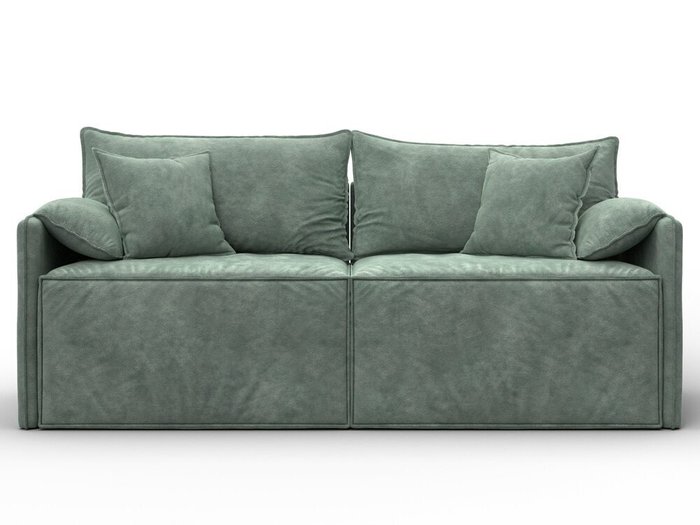 Модульный диван-кровать Лига-106 светло-зеленого цвета - купить Прямые диваны по цене 58990