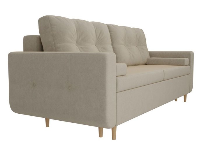 Прямой диван-кровать Кэдмон бежевого цвета - лучшие Прямые диваны в INMYROOM
