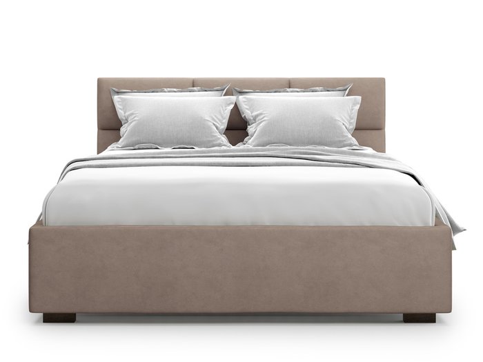 Кровать Bolsena 140х200 коричневого цвета с подъемным механизмом  - купить Кровати для спальни по цене 39900.0