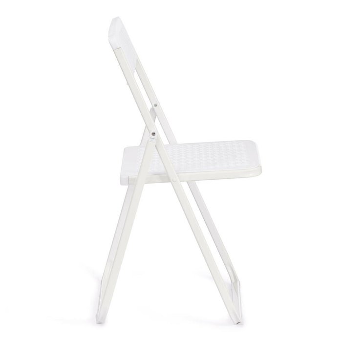 Комплект из шести складных стульев Folder белого цвета - лучшие Обеденные стулья в INMYROOM