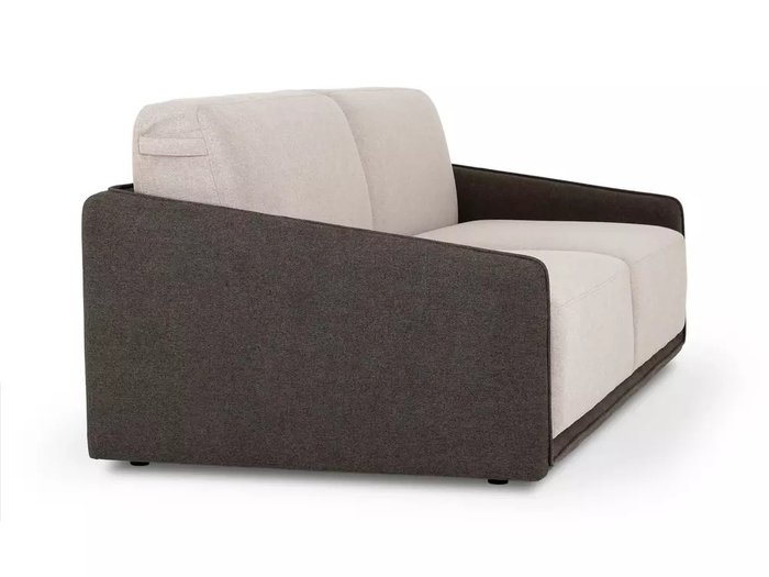 Диван-кровать Toronto wave коричнево-бежевого цвета - лучшие Прямые диваны в INMYROOM