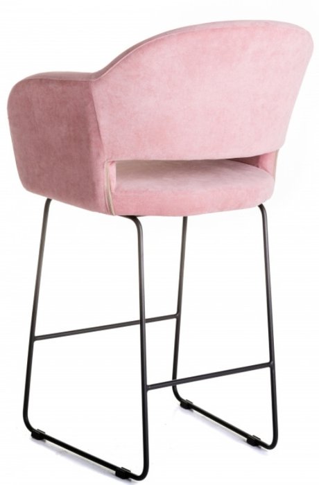 Кресло полубарное Oscar розового цвета - лучшие Барные стулья в INMYROOM