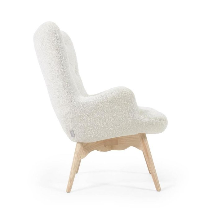 Кресло Kody белого цвета - лучшие Интерьерные кресла в INMYROOM