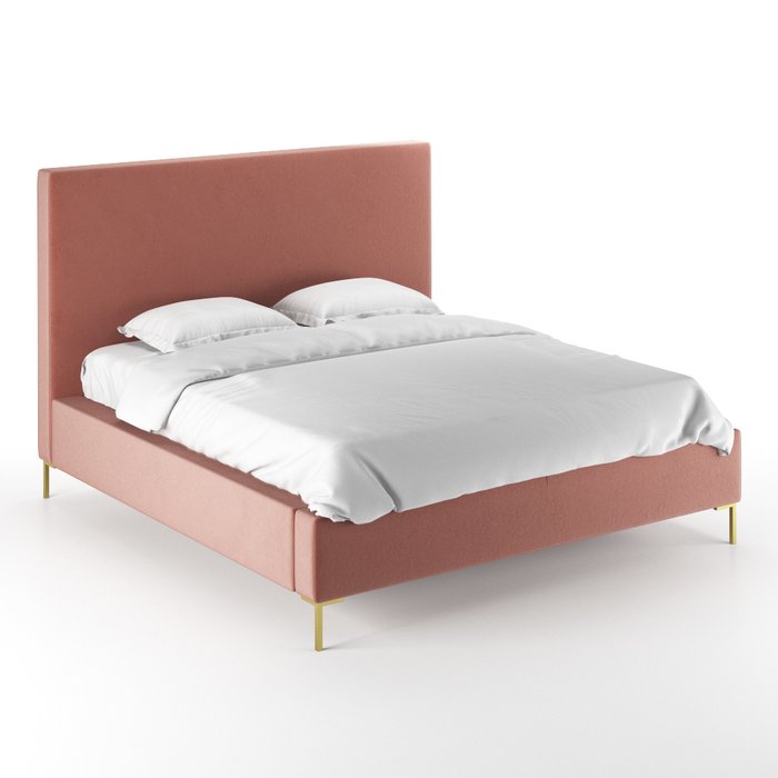 Кровать Kona 180х200 розового цвета  - купить Кровати для спальни по цене 74000.0