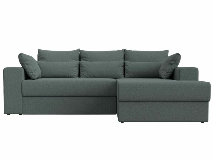 Угловой диван-кровать Майами серого цвета правый угол - купить Угловые диваны по цене 49999.0