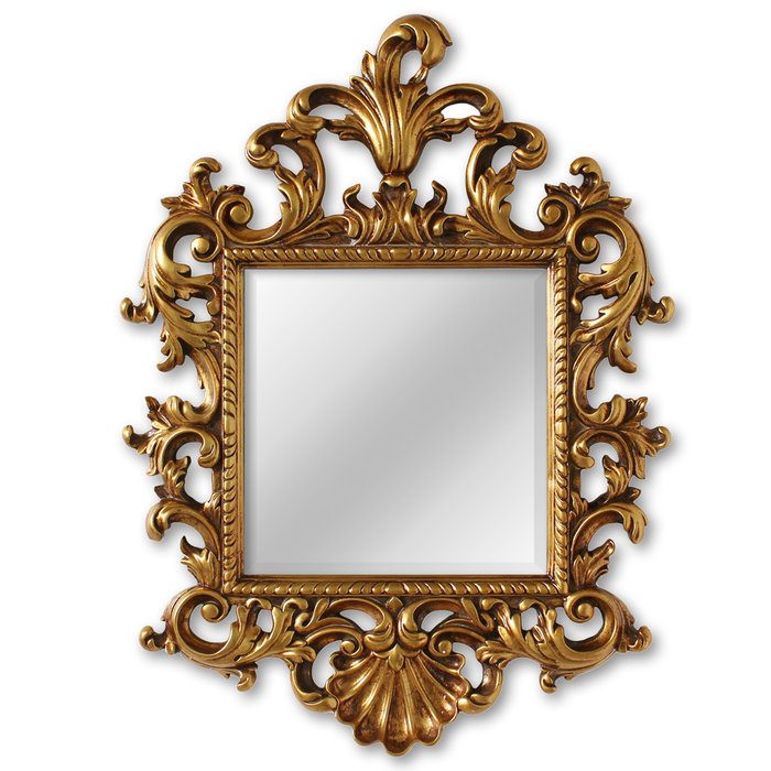Настенное зеркало Романо в раме цвета бронзы