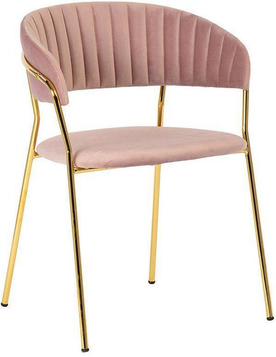 Стул Portman Misty Rose с обивкой из велюра Стул Portman Misty Rose с обивкой из велюра