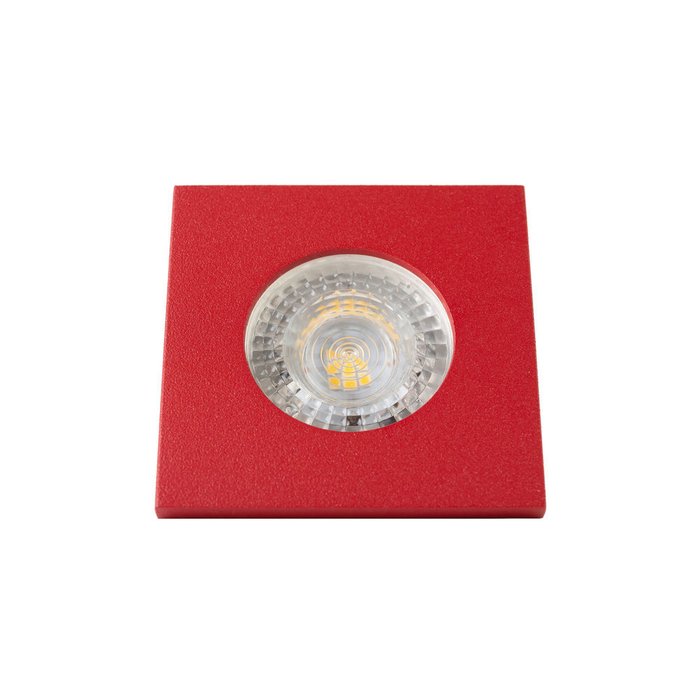 Точечный встраиваемый светильник красного цвета  - купить Встраиваемые споты по цене 1166.0