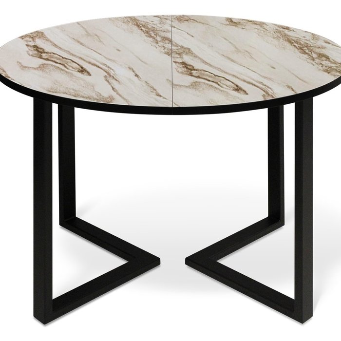 Стол обеденный раскладной Mirach коричневого цвета - купить Обеденные столы по цене 35020.0