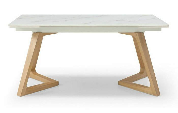 Раскладной обеденный стол Sorrento M с белой столешницей - купить Обеденные столы по цене 131524.0