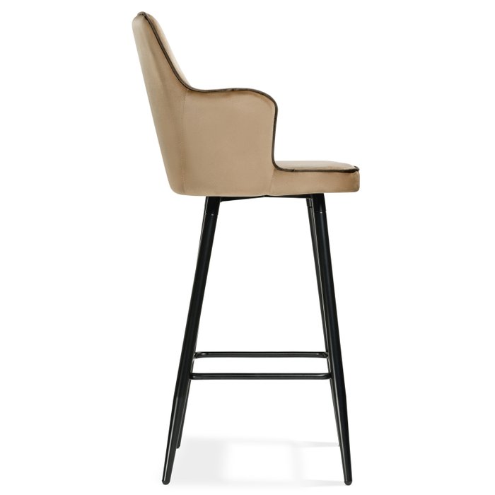 Барный стул Feona темно-бежевого цвета - лучшие Барные стулья в INMYROOM