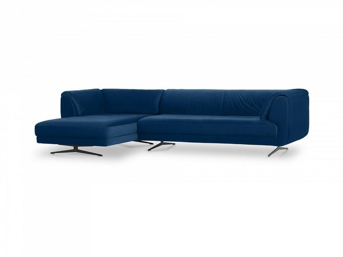 Угловой диван Marsala темно-синего цвета - купить Угловые диваны по цене 237240.0