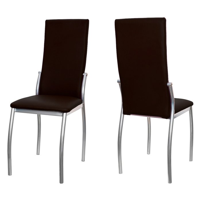 Кухонный стул Пекин большой №8 Серебро коричневого цвета - купить Обеденные стулья по цене 3915.0