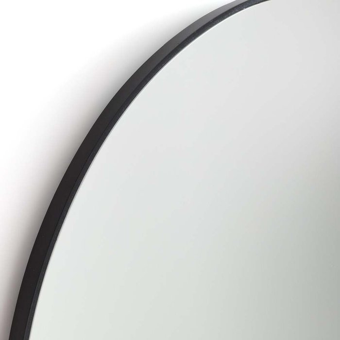 Зеркало настенное органичной формы Ornica черного цвета - купить Настенные зеркала по цене 7986.0