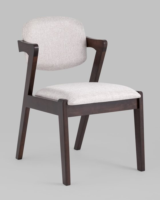 Набор из двух стульев Viva серо-коричневого цвета - купить Обеденные стулья по цене 19980.0