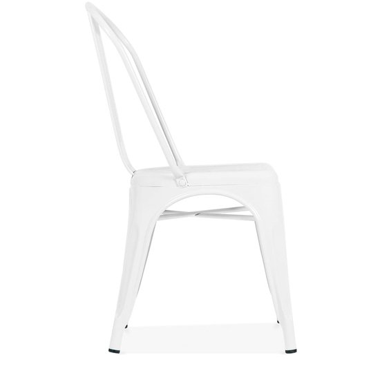 Стул Tolix белого цвета - лучшие Обеденные стулья в INMYROOM