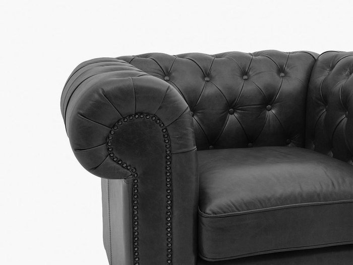 Кресло Chester Classic черного цвета - лучшие Интерьерные кресла в INMYROOM