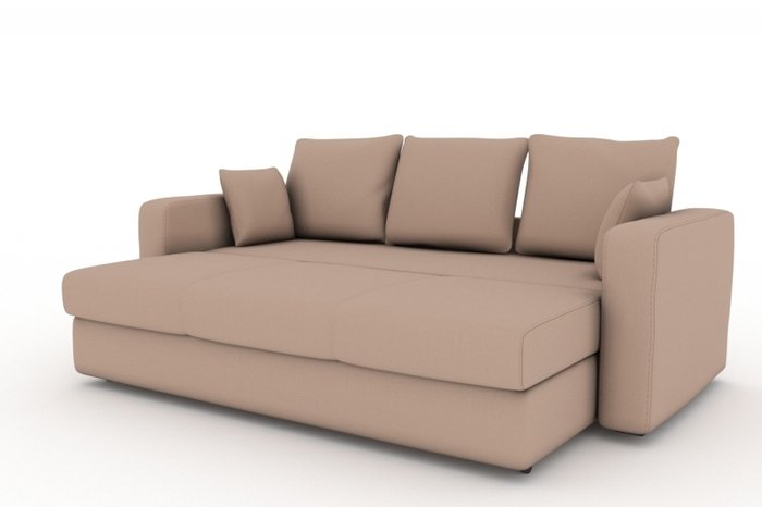 Прямой диван-кровать Liverpool темно-бежевого цвета - купить Прямые диваны по цене 15500.0