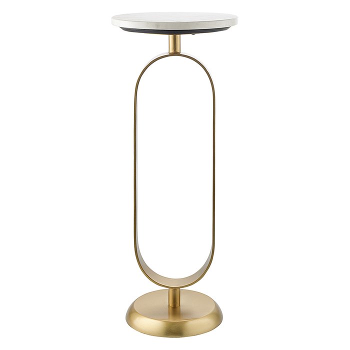 Столик приставной Svein золотого цвета - купить Кофейные столики по цене 16700.0